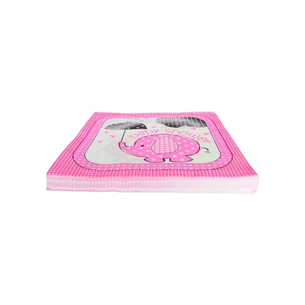 Estuche de servilletas rosadas para la fiesta del bebé baby shower (20 U) - Miniatura 4