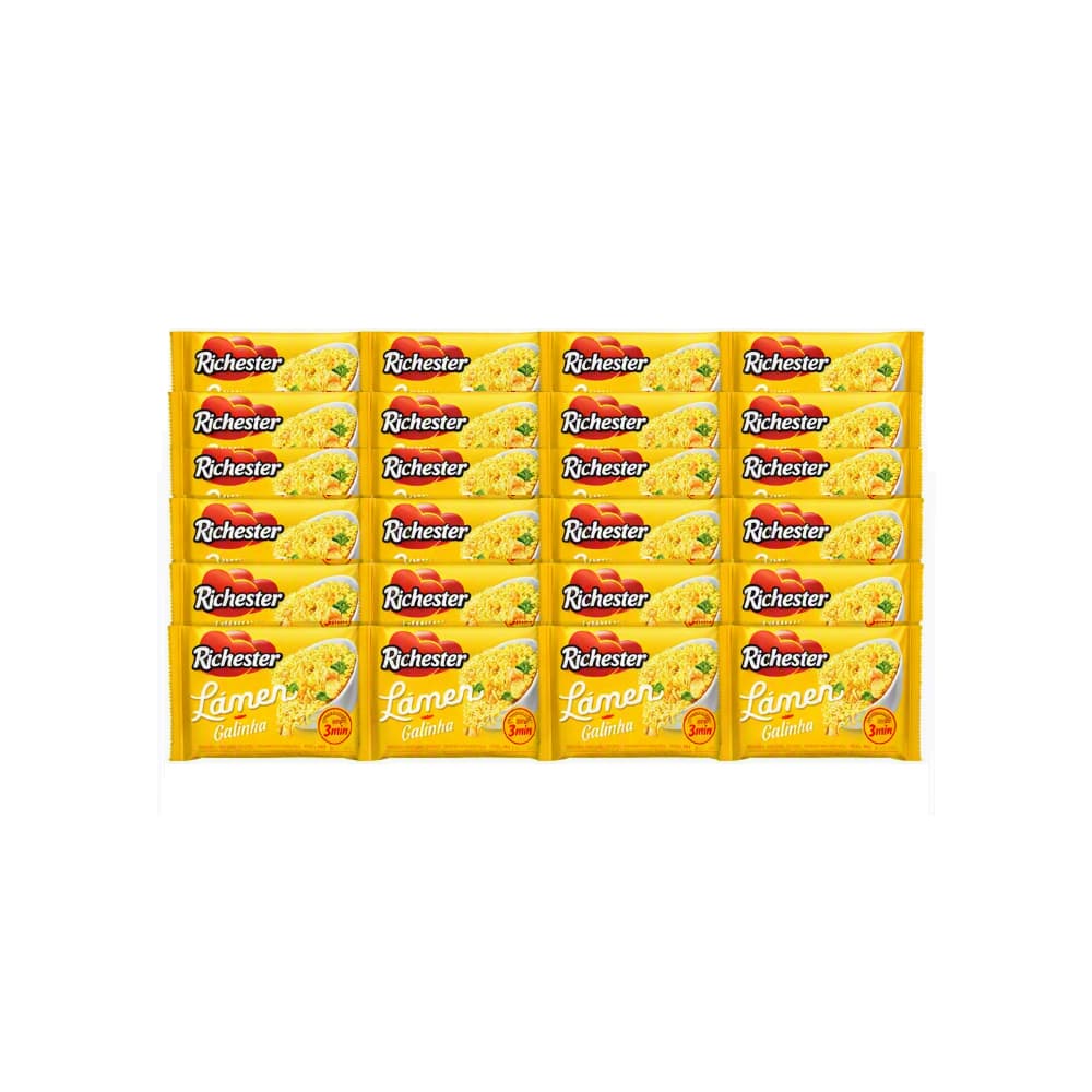 Sopa instantánea sabor a pollo Richester (24 x 74.3 g / 2.62 oz) - Miniatura 1