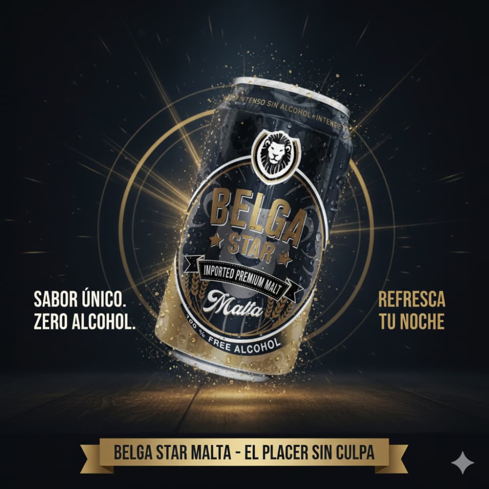 Malta Belga Star (330 ml) - Miniatura 5