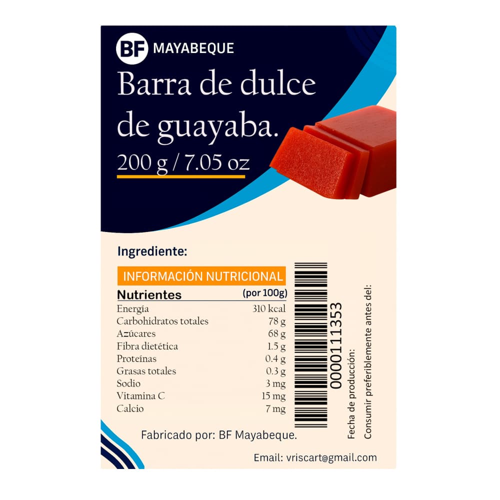 Barra de guayaba (200 g / 7.05 oz) - Miniatura 3