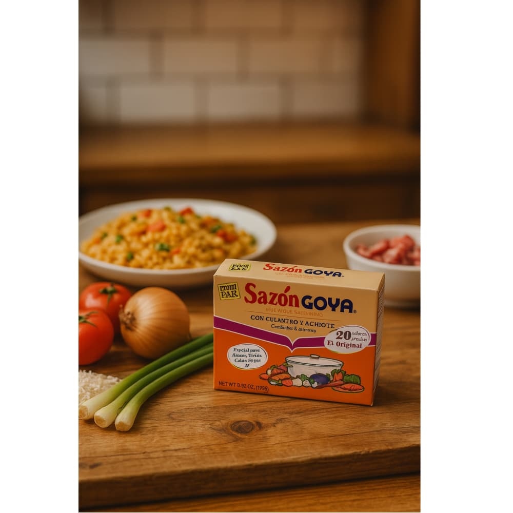 Sazón con culantro y achiote Goya (100 g / 3.52 oz) - Miniatura 3