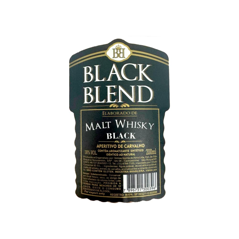 Whisky Black Blend (5 x 200 ml) - Miniatura 2
