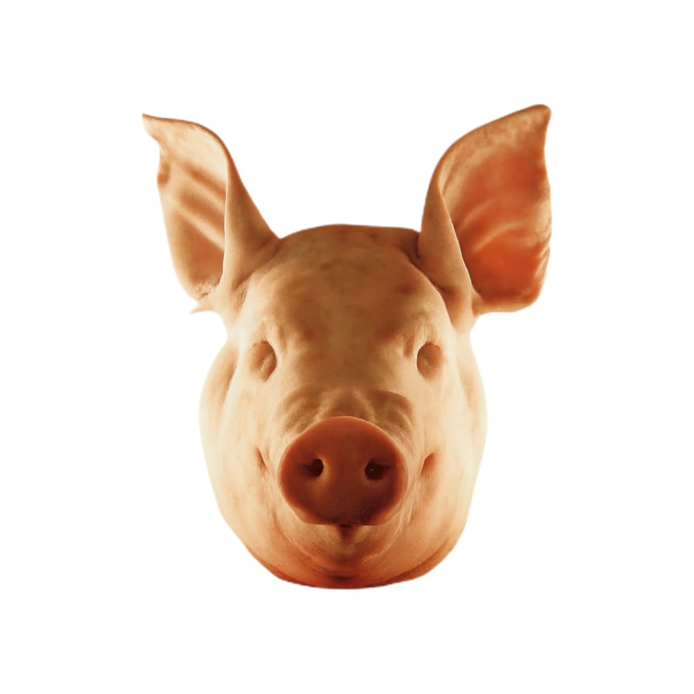 Cabeza de cerdo entera La Finca (2.72 kg / 6 lb) - Imagen 1