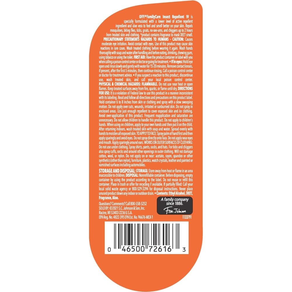Repelente de insectos IV Off! (266 ml / 9 fl. oz) - Miniatura 3
