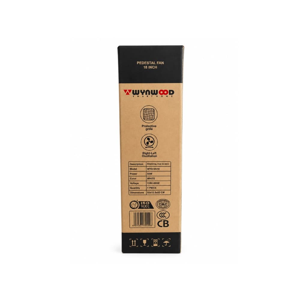 Ventilador de pedestal de 18 pulgadas Wynwood WYD-VA18 - Miniatura 3