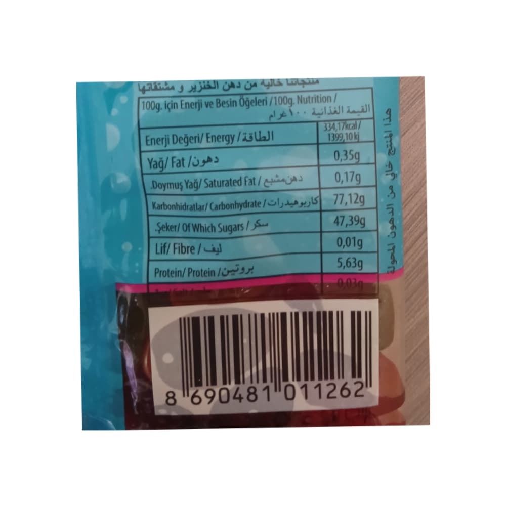 Gominolas con sabor a fruta Mix Fruit Jelly Gold (100 g / 3.5 oz) - Miniatura 4