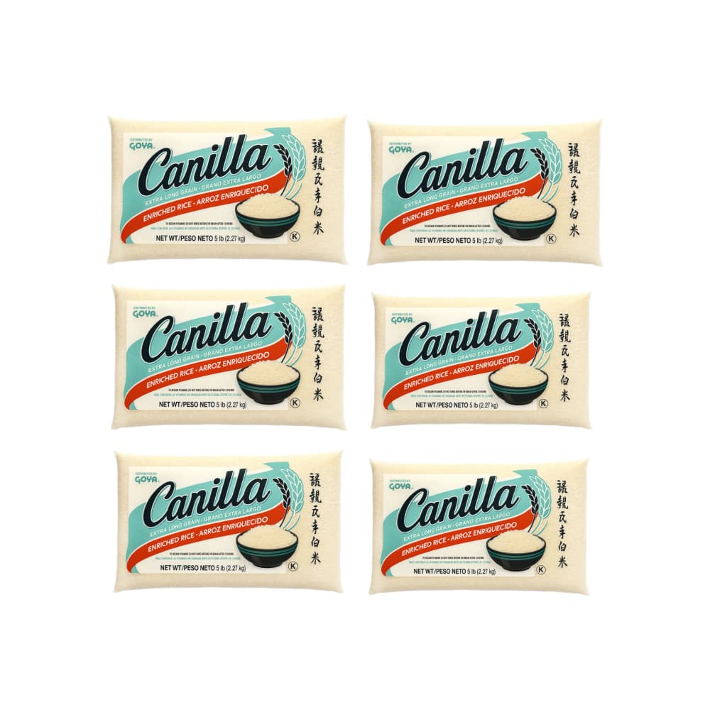 Arroz de grano extra largo Canilla Goya (6 x 2.27 kg / 5 lb) - Imagen 1