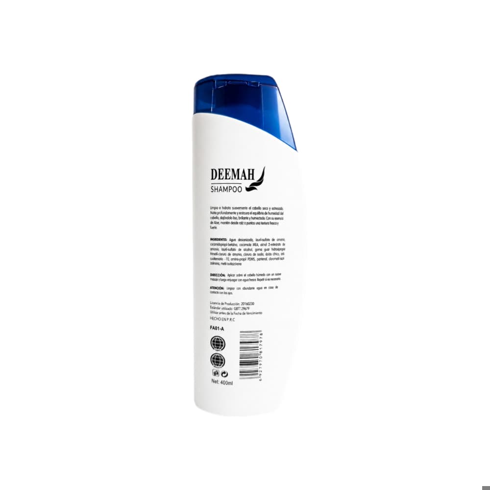 Champú 2 en 1 de aloe Deemah (400 ml / 13.53 oz) - Miniatura 2