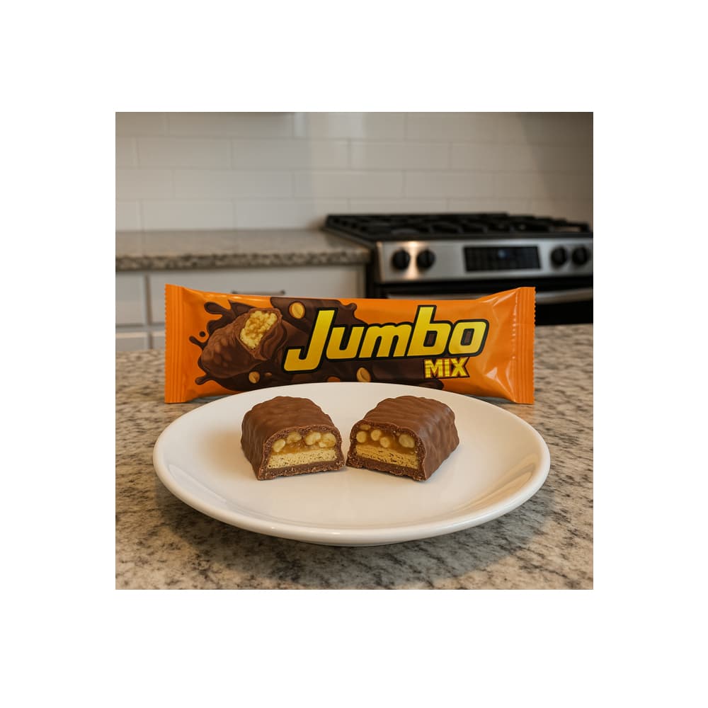 Galleta cubierta sabor a chocolate con caramelo y maní Jumbo Mix (60 g / 2.11 oz) - Miniatura 5