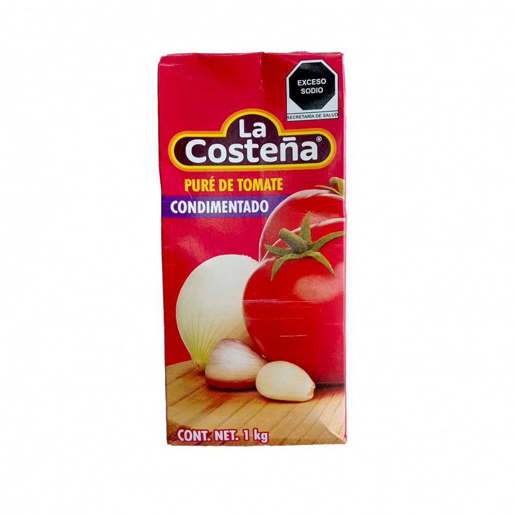 Puré de tomate condimentado La Costeña (1 kg / 2.2 lb) - Imagen 1