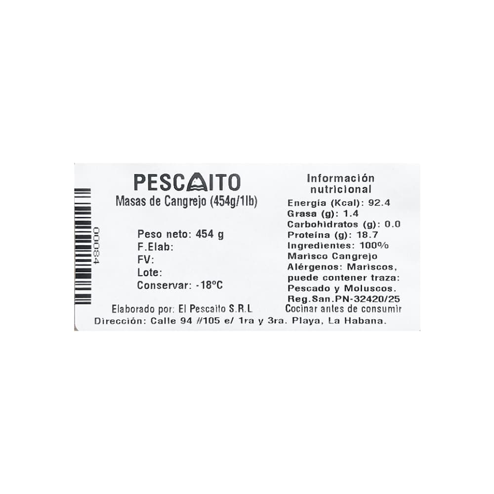 Masas de cangrejo Pescaito (454 g / 1 lb) - Miniatura 4