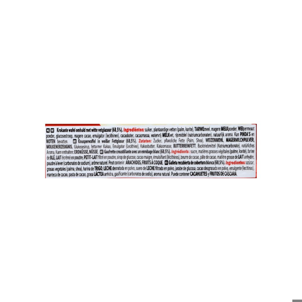 Galleta recubierta de chocolate blanco KitKat Nestlé (40 g / 1.41 oz) - Miniatura 3