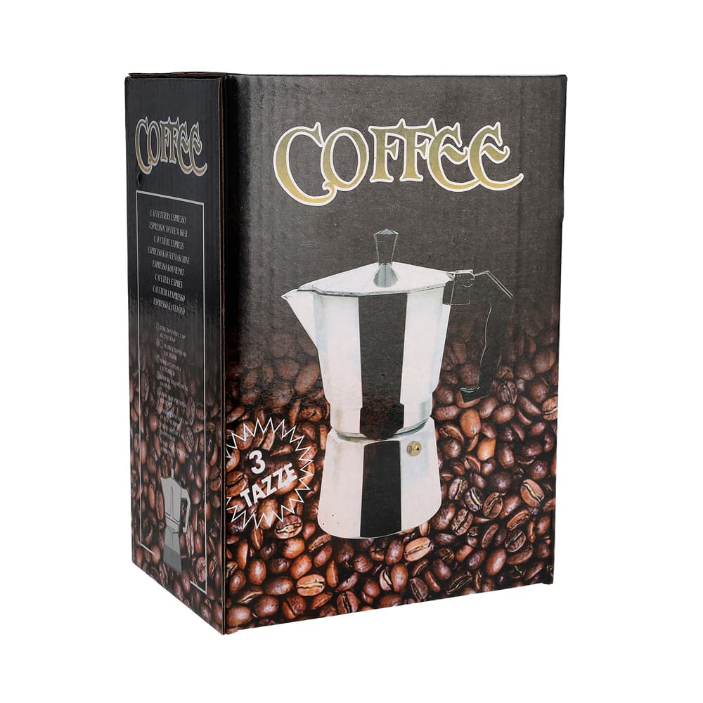 Cafetera clásica de 3 tazas Cjinghan - Miniatura 2