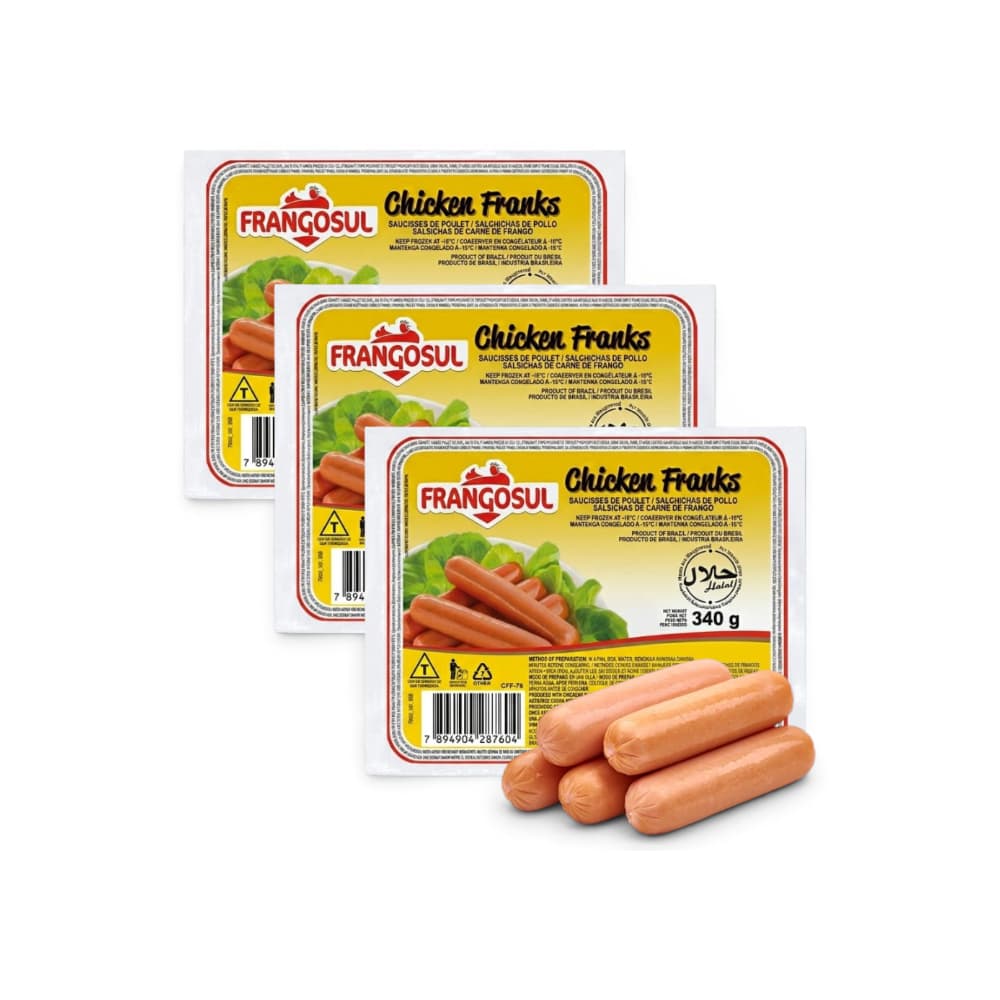 Salchicha de pollo Frangosul ( 3 x 340 g / 12 oz) - Imagen 1