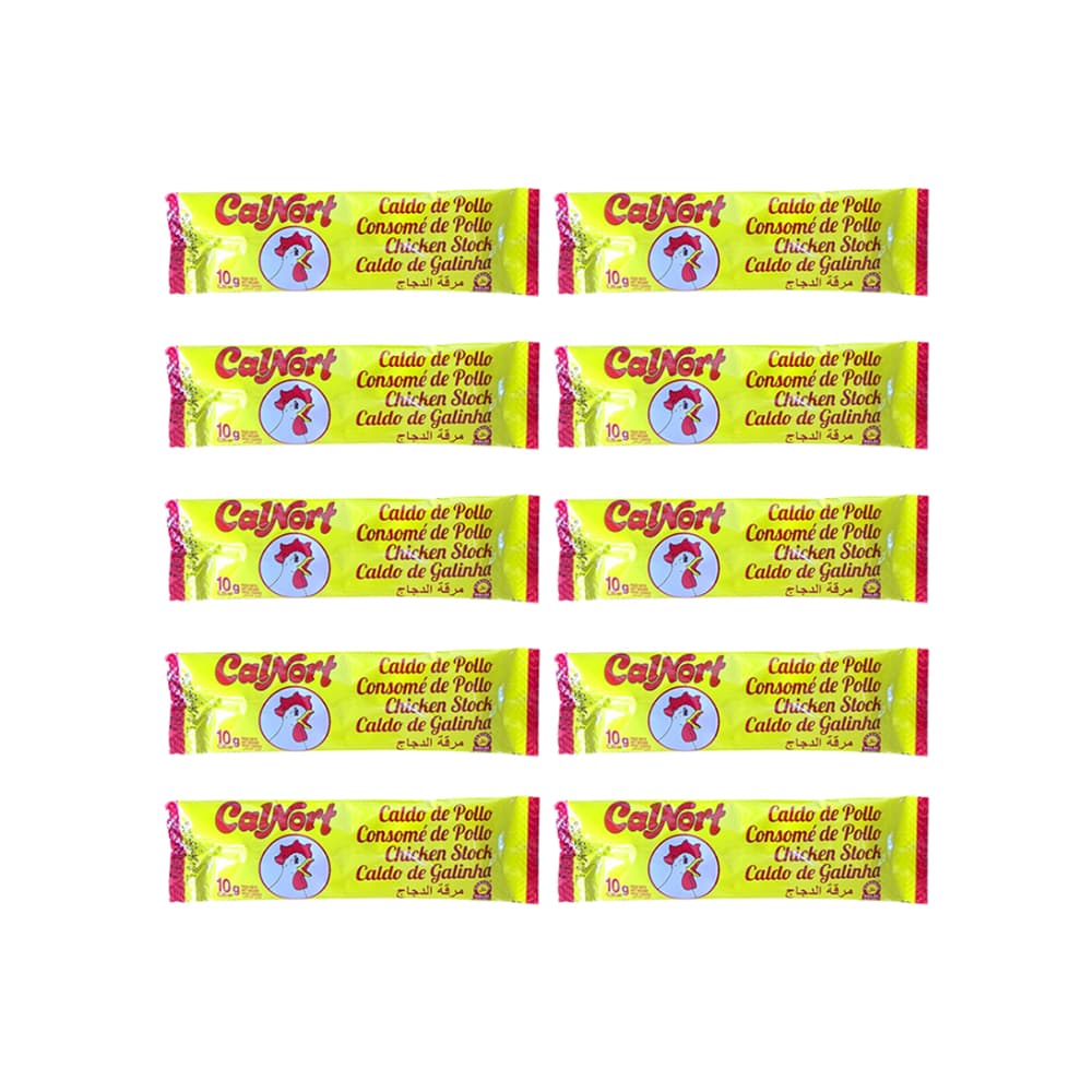 Caldo de pollo CalNort (10 X 10 g / 0.35 oz) - Imagen 1