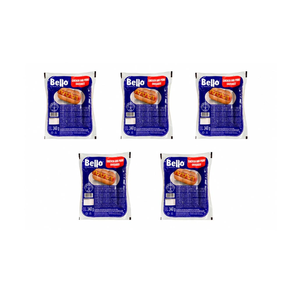 Salchicha mixta de pollo y cerdo Bello ( 5 x 340 g / 12 oz) - Miniatura 1