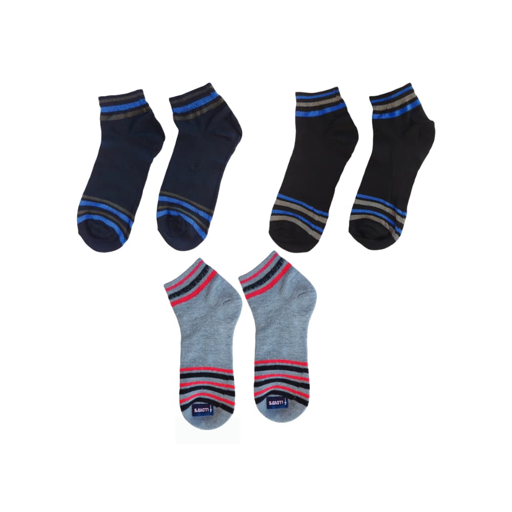 Estuche de 3 pares de calcetines para hombres LLoyd's (talla 10 - 13) - Miniatura 2