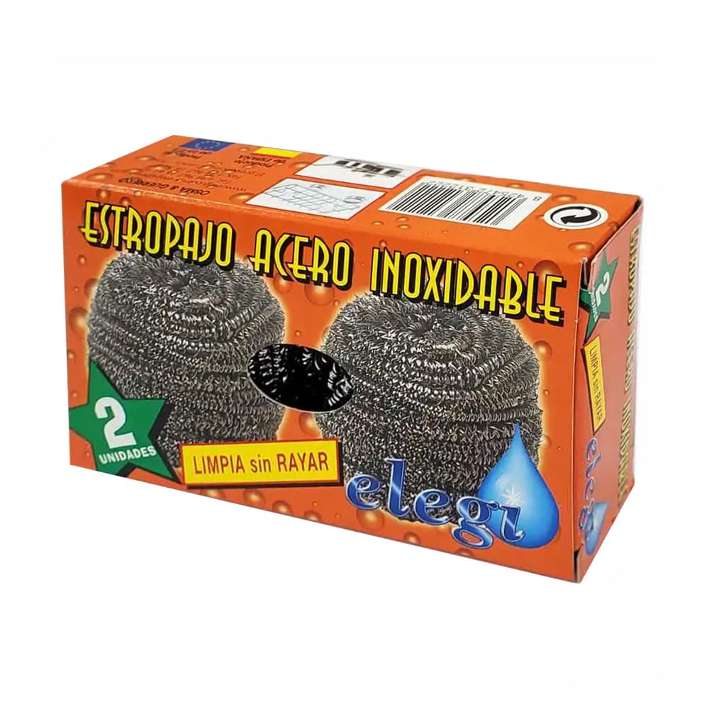 Estropajo de acero inoxidable Elegí (2 U) - Miniatura 3