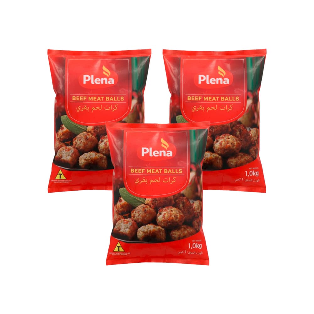 Albóndigas de carne de res Plena (3 x 1 kg / 2.2 lb) - Imagen 1