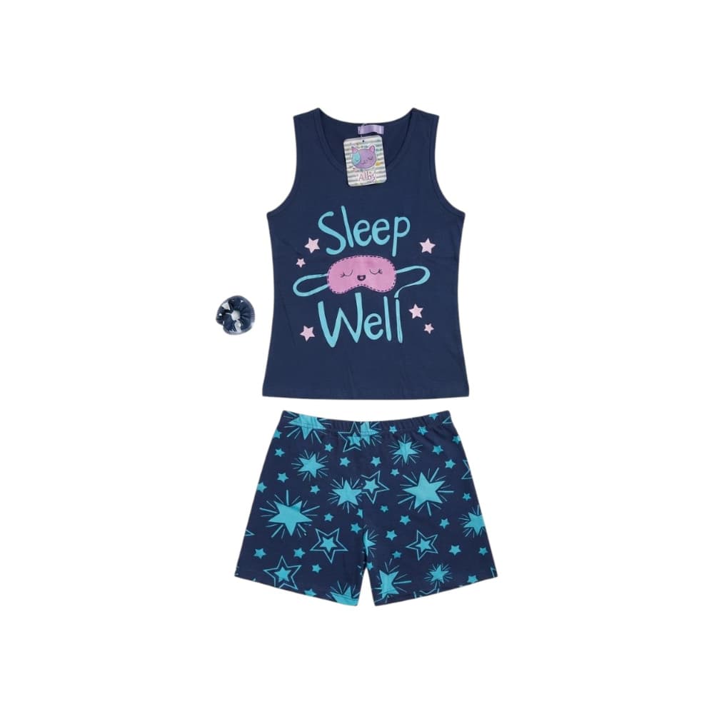 Ropa para dormir azul marino para mujer Alby (Talla M) - Miniatura 1