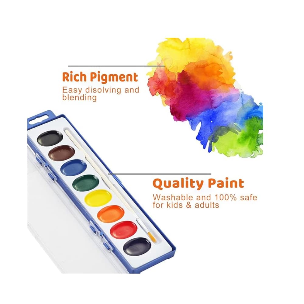 Set de acuarelas para niños (8 colores) - Miniatura 3