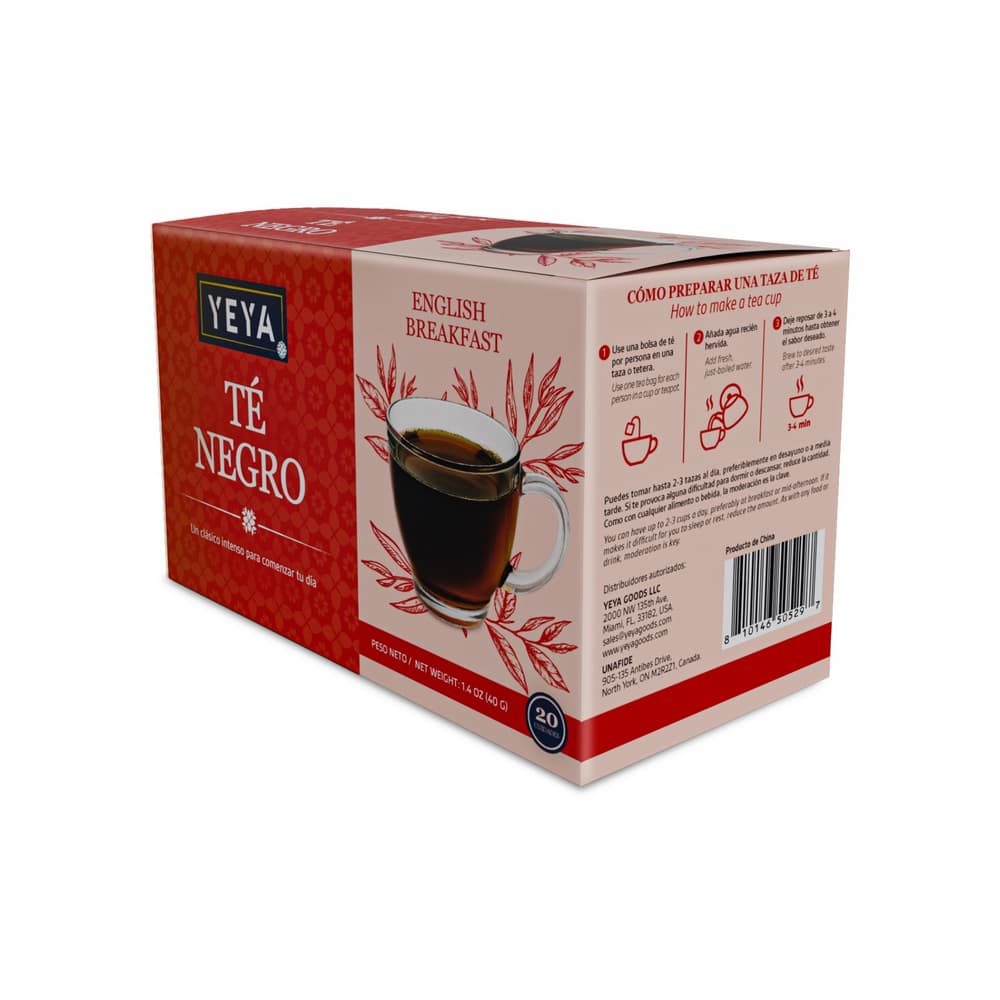 Té negro YEYA (60 x 40 g / 1.4 oz) - Miniatura 2