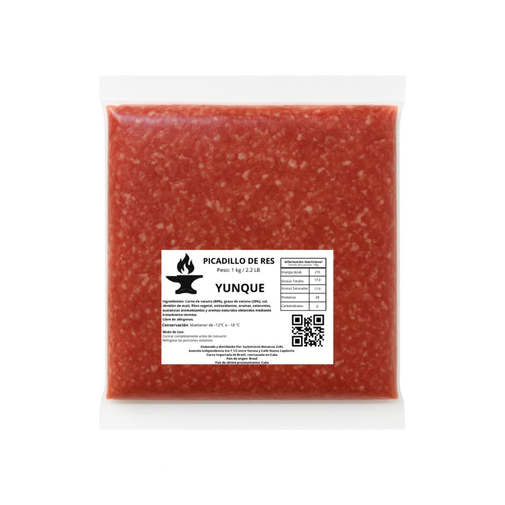 Picadillo de res Yunque (1 kg / 2.2 lb) - Imagen 1