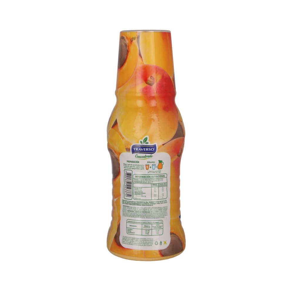 Jugo concentrado sabor damasco Traverso (900 ml) - Miniatura 3