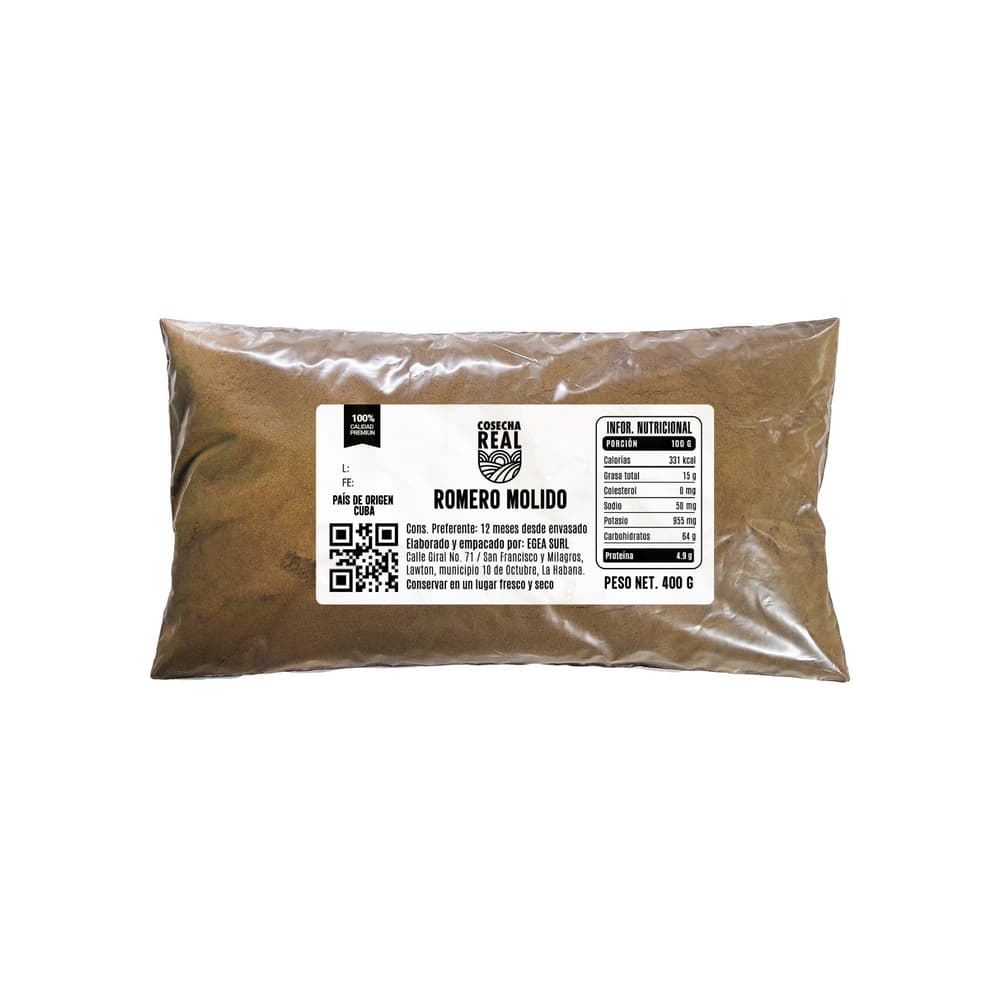 Romero molido Cosecha Real (400 g / 14.1 oz) - Imagen 1