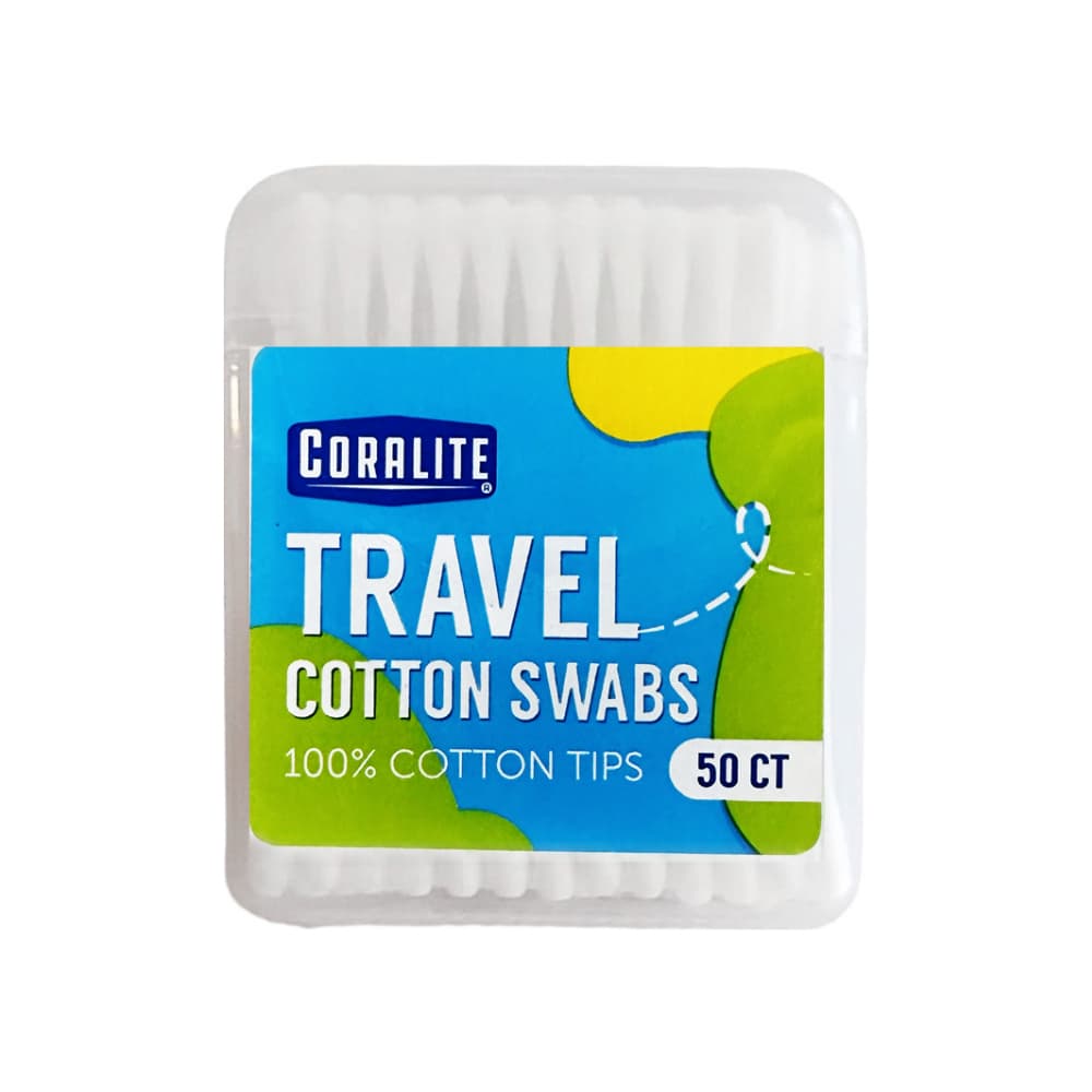 Hisopos de algodón para viaje Coralite (50 U) - Imagen 1
