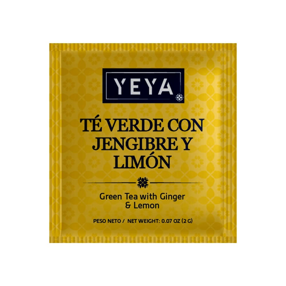 Té verde con jengibre y limón YEYA (60 x 40 g / 1.4 oz) - Miniatura 4