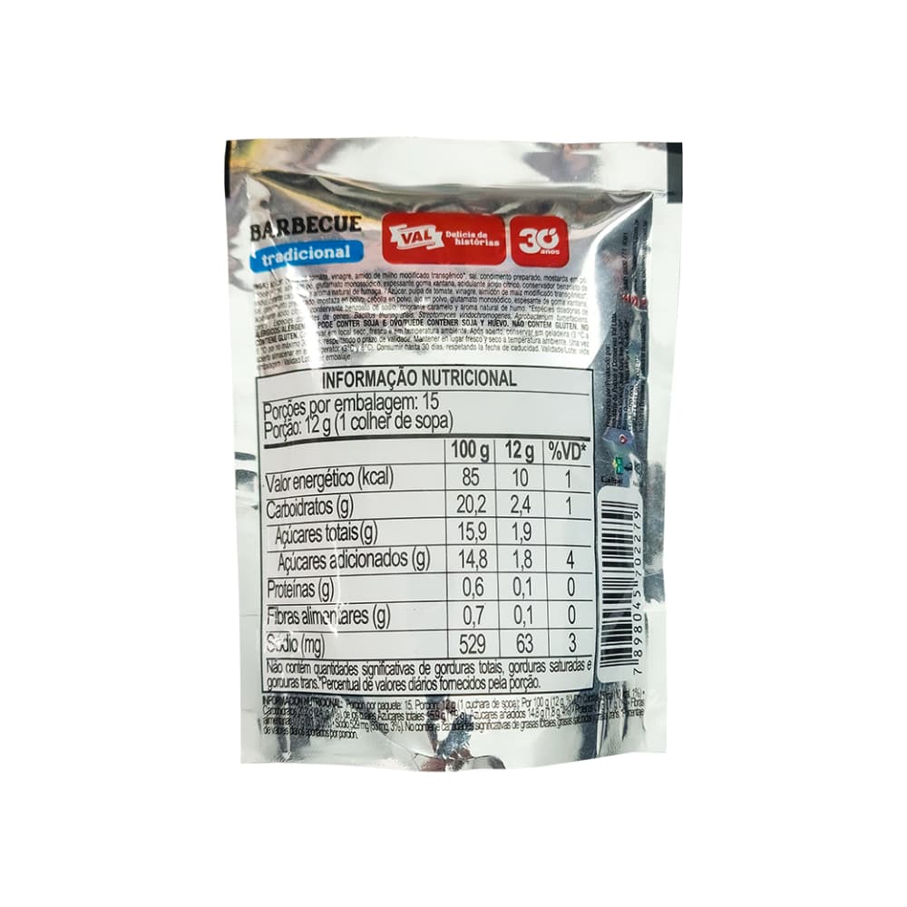 Salsa barbacoa tradicional (5 x 180 g / 6.35 oz) - Miniatura 3