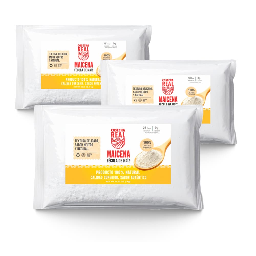 Maicena Cosecha Real (3 x 1 kg / 2.2 lb) - Imagen 1