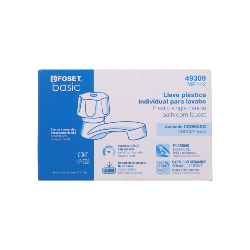 Llave individual para lavamanos Foset MP-142 - Miniatura 3