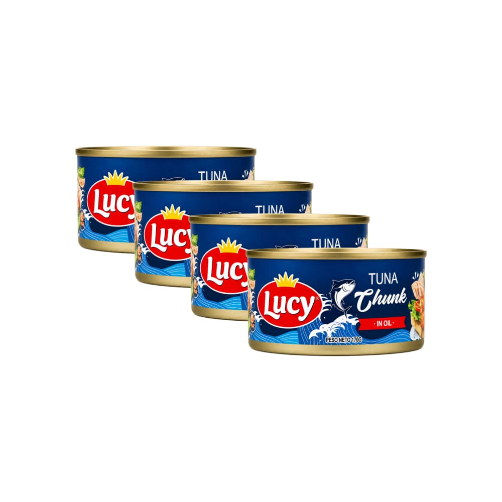 Atún lomitos en aceite Lucy (4 x 170 g / 5.99 oz) - Miniatura 1