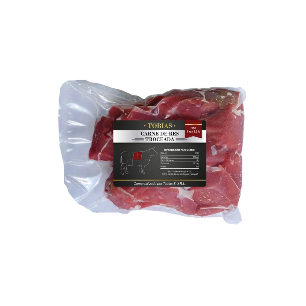 Carne de res troceada (1 kg / 2.2 lb) - Miniatura 3