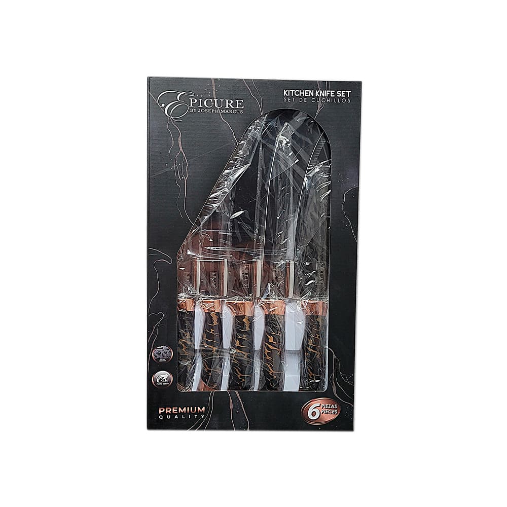 Juego de chuchillos con 6 piezas para la cocina Epicure - Miniatura 2