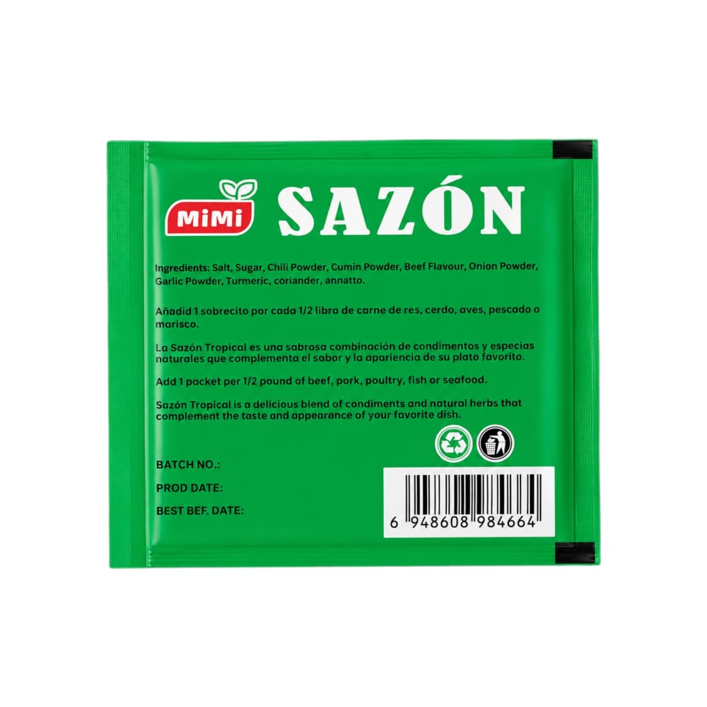Sazón con cilantro y achiote Mimi (5 g) - Miniatura 2