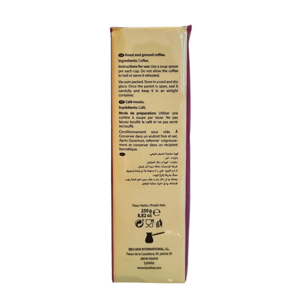 Café molido natural Beo Hive (250 g / 8.82 oz) - Miniatura 2