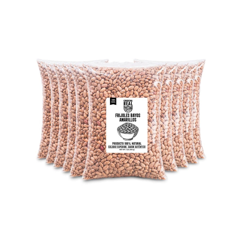 Frijoles bayos amarillos Cosecha Real (10 x 454 g / 1 lb) - Miniatura 1