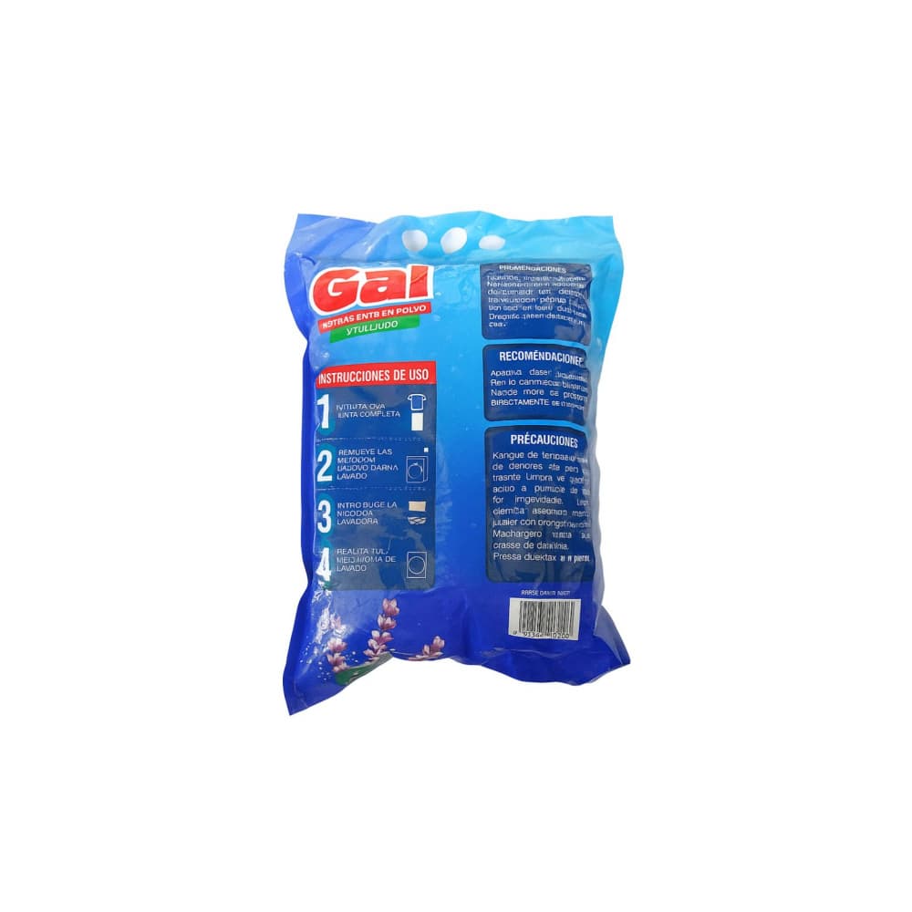 Detergente en polvo multiusos lavanda Gal (1 kg / 2.2 lb) - Miniatura 2