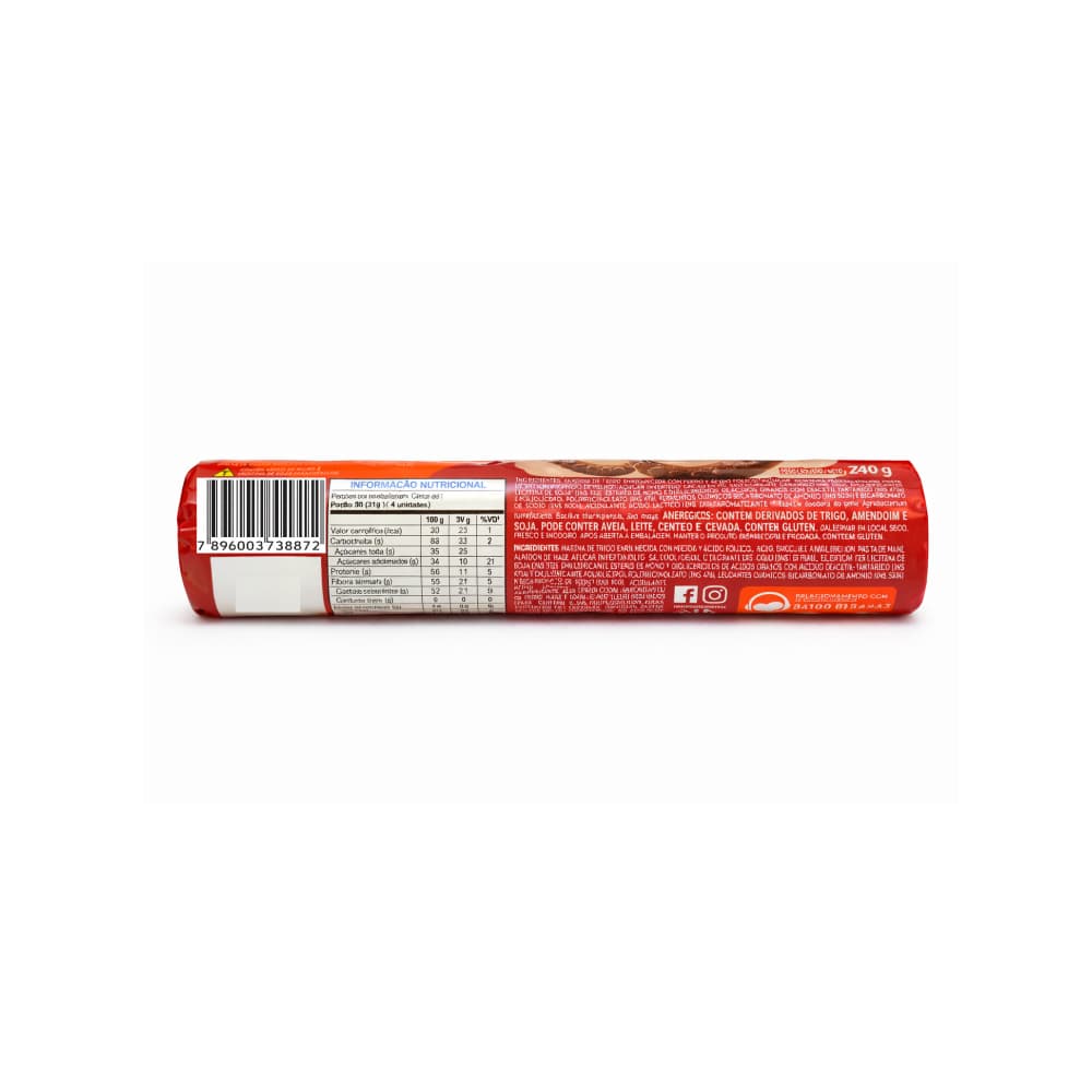 Galleta dulce con relleno sabor a chocolate con maní Tortinhas Marilan (140 g / 4.94 oz) - Miniatura 2
