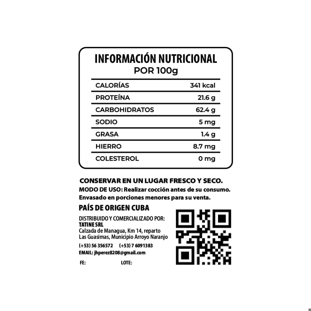 Frijoles mantequilla Campo Vivo (454 g / 1 lb) - Miniatura 4