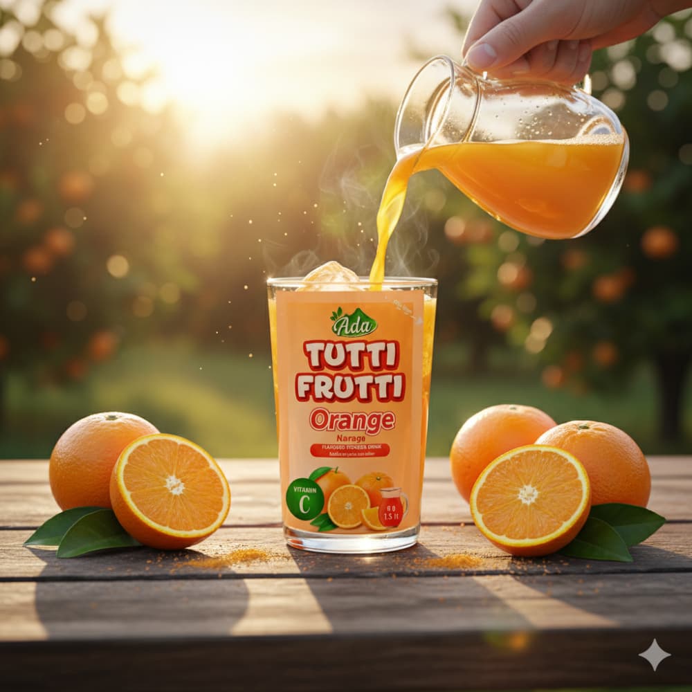 Refresco instantáneo sabor naranja Tutti Frutti Ada (6 g) - Miniatura 4