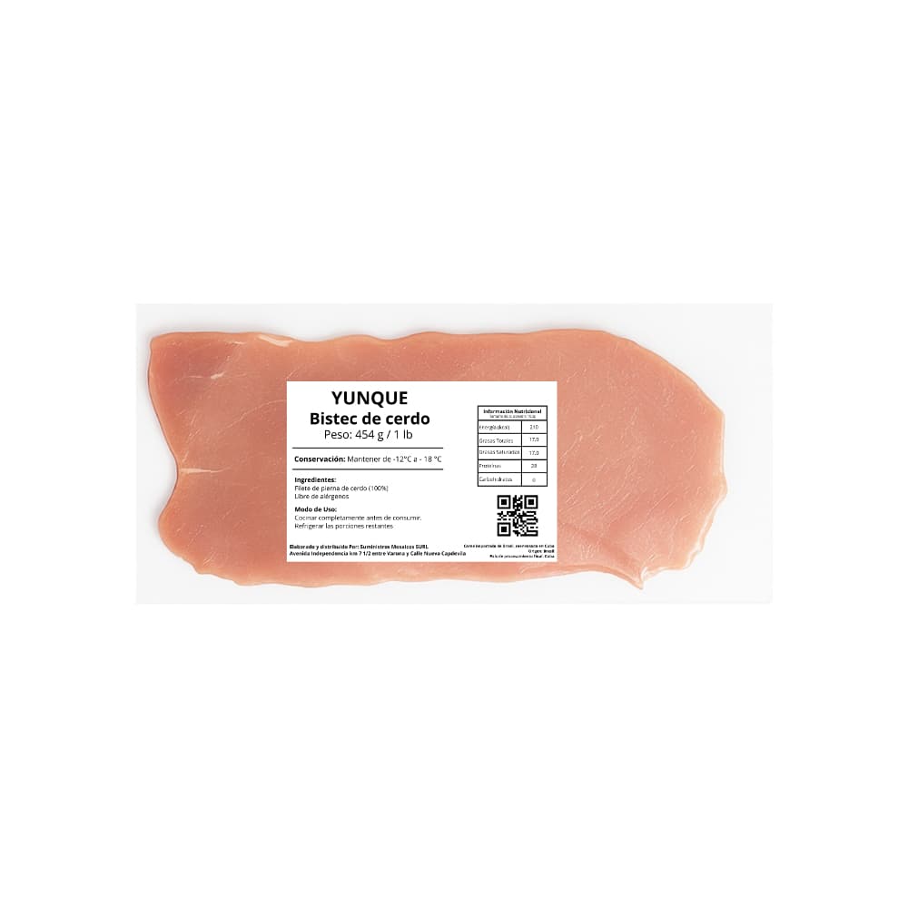 Bistec de pierna de cerdo Yunque (454 g / 1 lb) - Miniatura 2