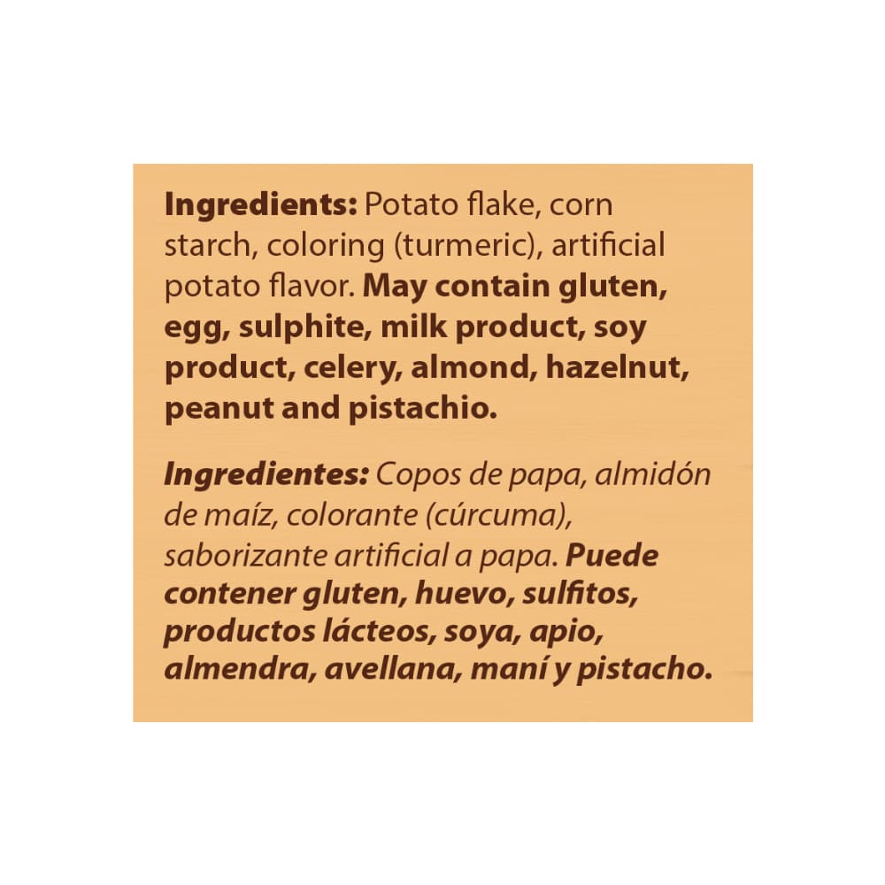 Puré de papas YEYA (125 g / 4.4 oz) - Miniatura 2
