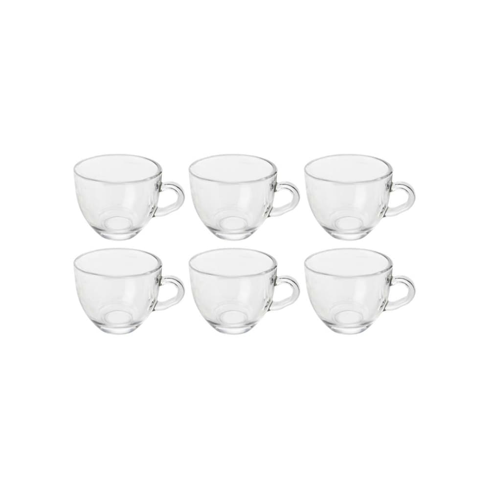 Juego de tazas cristal con asa Alessandro (6 U) - Miniatura 1