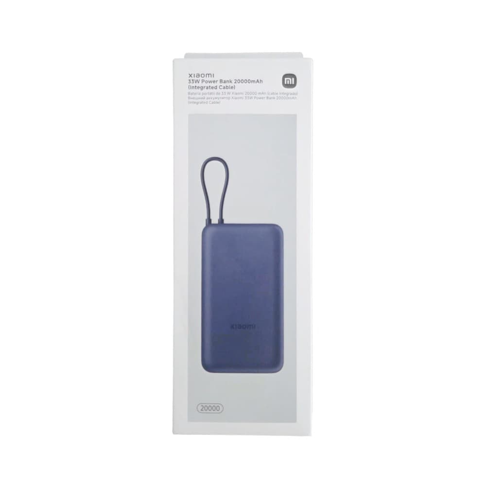 Power bank 33 W 20000 mAh con cable integrado Xiaomi - Miniatura 3