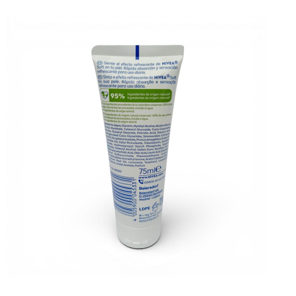 Crema hidratante refrescante Soft Nivea (75 ml) - Miniatura 2