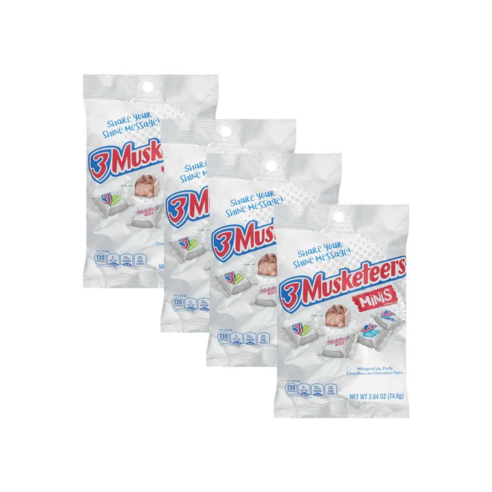 Barras de chocolate minis 3 Musketeers (4 x 74.8 g / 2.64 oz) - Imagen 1